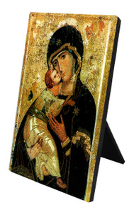 Our Lady of Vladimir Vertical Desk Plaque Our Lady of Vladimir Vertical Desk Plaque