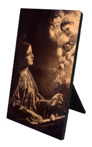 St. Cecilia (Sepia) Vertical Desk Plaque St. Cecilia (Sepia) Vertical Desk Plaque