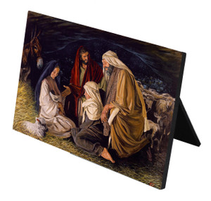 Adoration of the Shepherds (Jenicke) Horizontal Desk Plaque Adoration of the Shepherds (Jenicke) Horizontal Desk Plaque