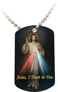 Divine Mercy Dog Tag