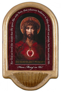 For God So Loved The World Prayer Holy Water Font For God So Loved The World Prayer Holy Water Font