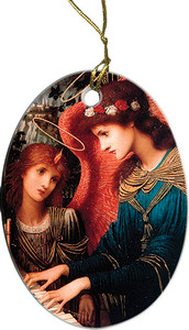 St Cecilia by Strudwick Ornament
