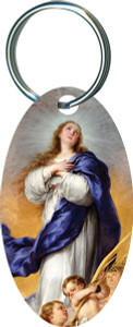 Immaculate Conception Oval Keychain Immaculate Conception Oval Keychain
