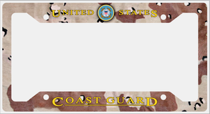 Coast Guard Plate Frame Coast Guard Plate Frame