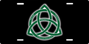 Trinity Logo License Plate Trinity Logo License Plate