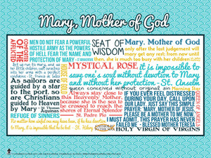 Mary, Mother of God Quote Poster Mary, Mother of God Quote Poster