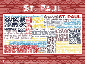 Saint Paul Quote Poster Saint Paul Quote Poster