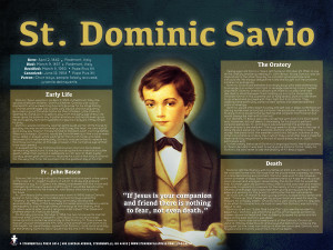 Saint Dominic Savio Explained Poster Saint Dominic Savio Explained Poster