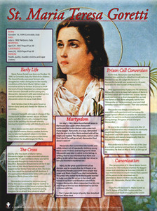 Saint Maria Goretti Explained Poster Saint Maria Goretti Explained Poster