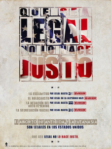 Spanish Just Because It's Legal Poster Spanish Just Because It's Legal Poster