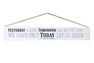 "Yesterday is Gone" St. Teresa of Calcutta Quote Plaque