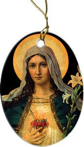 Antique Immaculate Heart Ornament Antique Immaculate Heart Ornament