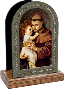 St. Anthony with Jesus Prayer Table Organizer (Vertical) St. Anthony with Jesus Prayer Table Organizer (Vertical)