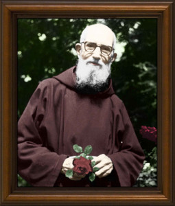 Blessed Solanus Casey, O.F.M. - Walnut Framed Art Blessed Solanus Casey, O.F.M. - Walnut Framed Art