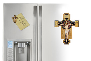 Benedictine Cross Cutout Magnet Benedictine Cross Cutout Magnet