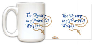 "The Rosary" St. Josemaria Escriva Quote Mug "The Rosary" St. Josemaria Escriva Quote Mug