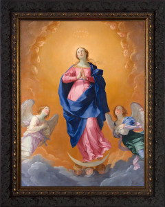 The Immaculate Conception by Guido Reni - Ornate Dark Framed Art The Immaculate Conception by Guido Reni - Ornate Dark Framed Art