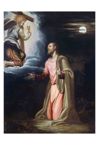 Christ in the Garden by Simone Peterzano Print Christ in the Garden by Simone Peterzano Print