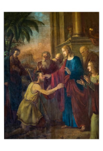Christ Healing the Blind Man Print Christ Healing the Blind Man Print