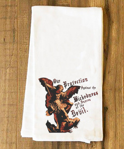 St. Michael the Archangel Tea Towel