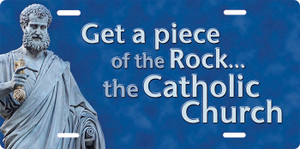 Get a Piece of the Rock License Plate