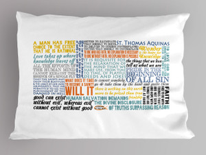 Saint Thomas Aquinas Quote Pillowcase Saint Thomas Aquinas Quote Pillowcase