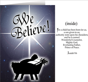 We Believe Greeting Card We Believe Greeting Card