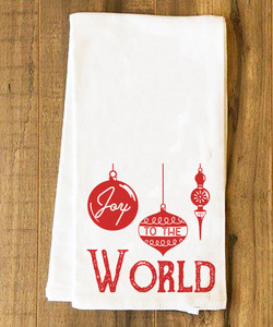 Joy to the World Tea Towel