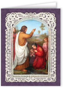 Ornate Baptism Thank You Note Card Ornate Baptism Thank You Note Card