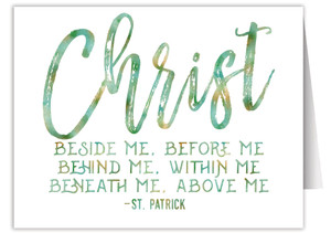 "Christ Beside Me" Quote Note Card "Christ Beside Me" Quote Note Card