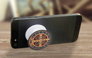 Benedictine Medal Pop-Up Phone Holder