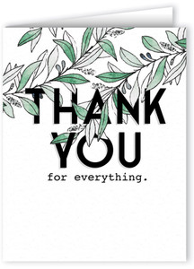 Willow Branch Thank You Note Card Willow Branch Thank You Note Card