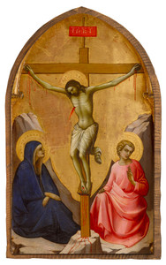The Crucifixion by Lorenzo Monaco Cloister Collection Catholic Icon Plaque The Crucifixion by Lorenzo Monaco Cloister Collection Catholic Icon Plaque