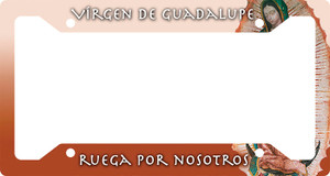 Virgen de Guadalupe Plate Frame Virgen de Guadalupe Plate Frame