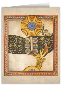 The Redeemer by St. Hildegard von Bingen Note Card The Redeemer by St. Hildegard von Bingen Note Card