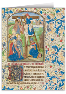 The Deposition by William Vrelant Illuminated Manuscript Note Card The Deposition by William Vrelant Illuminated Manuscript Note Card