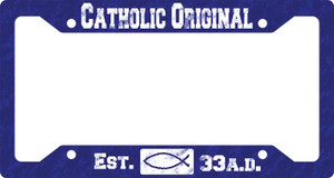 Catholic Original Blue Plate Frame