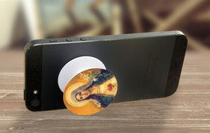 Antique Immaculate Heart Pop-Up Phone Holder