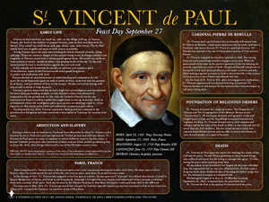 St. Vincent de Paul Explained Poster