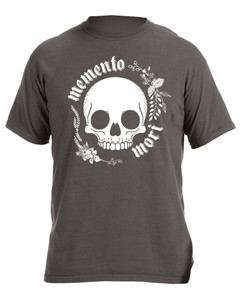 "Memento Mori" Pigment Black T-Shirt "Memento Mori" Pigment Black T-Shirt