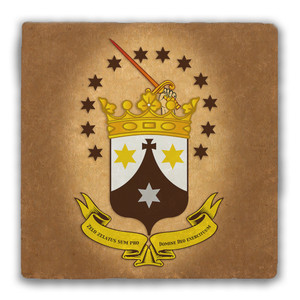 Discalced Carmelite Tumbled Stone Coaster
