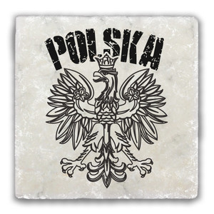 POLSKA Tumbled Stone Coaster POLSKA Tumbled Stone Coaster