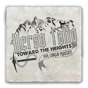 "Verso L'Alto" Tumbled Stone Coaster "Verso L'Alto" Tumbled Stone Coaster