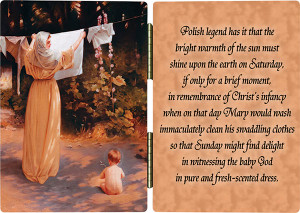 Polish Madonna Diptych