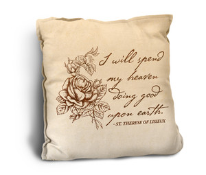 I Will Spend My Heaven Rustic Pillow I Will Spend My Heaven Rustic Pillow