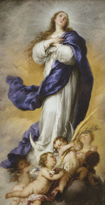 Full Sized Immaculate Conception Indoor Outdoor Aluminum Print Full Sized Immaculate Conception Indoor Outdoor Aluminum Print