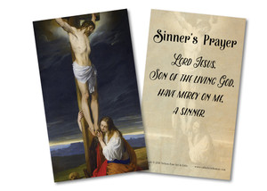 Sinner's Prayer Holy Card Sinner's Prayer Holy Card