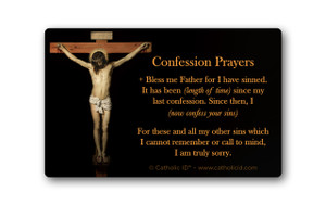 Confession Cards Confession Cards