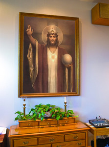 Christ the King by Chambers Restored Church-Sized Framed Canvas Christ the King by Chambers Restored Church-Sized Framed Canvas