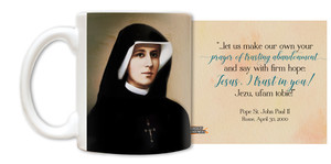 Saint Faustina "Jezu, ufam tobie" Mug Saint Faustina "Jezu, ufam tobie" Mug